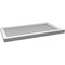 Ekena Millwork Vertical Surface Mount PVC Gable Vent w/ 2"W x 2"H , Brickmould Sill Frame, 36"W x 20"H GVPVE36X2003SN - alternate 2